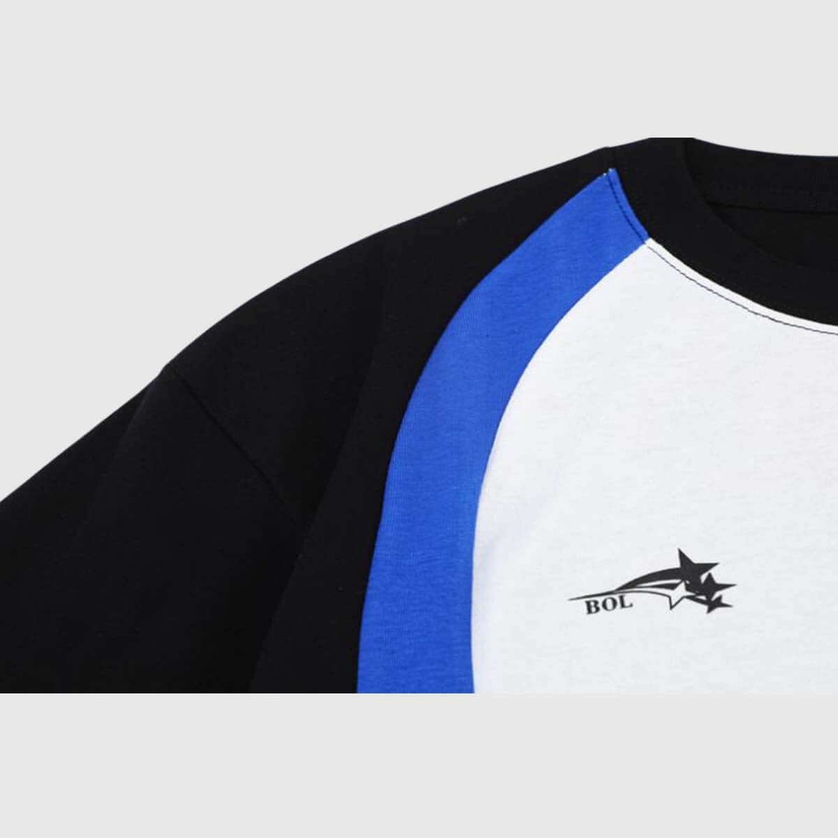 Style Core Aesthetics, New Style Trends Multi-Colored Graphic 'SANGOU' T-shirt Style Core Aesthetics, New Style Trends Multi-Colored Graphic 'SANGOU' T-shirt