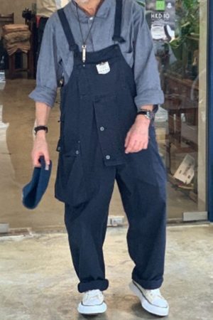 Style Core Aesthetics, New Style Trends Multi-Pocket Bib Overalls