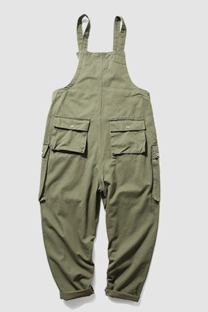 Style Core Aesthetics, New Style Trends Multi-Pocket Bib Overalls