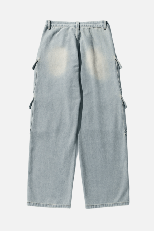 Style Core Aesthetics, New Style Trends Multi-Pocket Cargo Jean