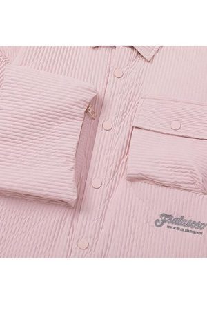 Style Core Aesthetics, New Style Trends Multi Pocket Solid Shirts