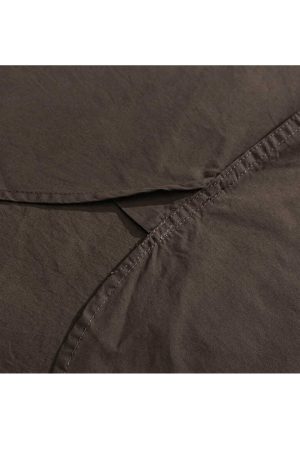 Style Core Aesthetics, New Style Trends Multi-Pockets Solid Shirts