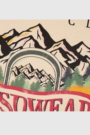 Style Core Aesthetics, New Style Trends Multicolor Mountain Tee