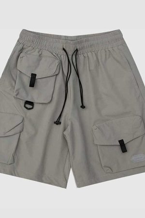 Style Core Aesthetics, New Style Trends Muti-pocket Casual Short