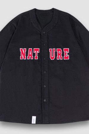 Style Core Aesthetics, New Style Trends Nature Solid Baseball Shirts