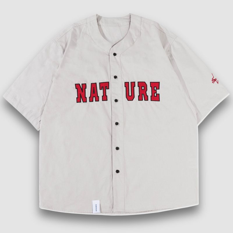 Style Core Aesthetics, New Style Trends Nature Solid Baseball Shirts