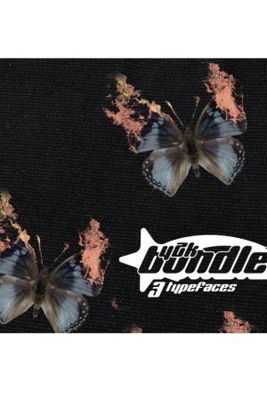 Style Core Aesthetics, New Style Trends Necklace Decor Butterfly Print Sweater