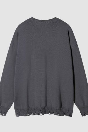 Style Core Aesthetics, New Style Trends Necklace Decor Butterfly Print Sweater