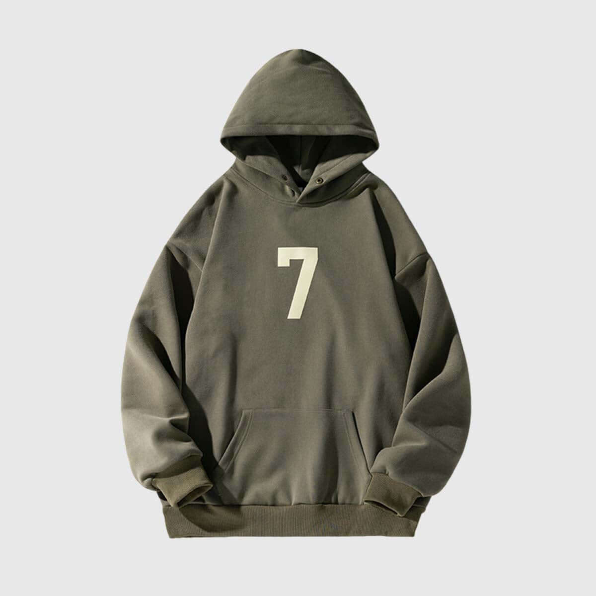 Style Core Aesthetics, New Style Trends Number Print Hoodie