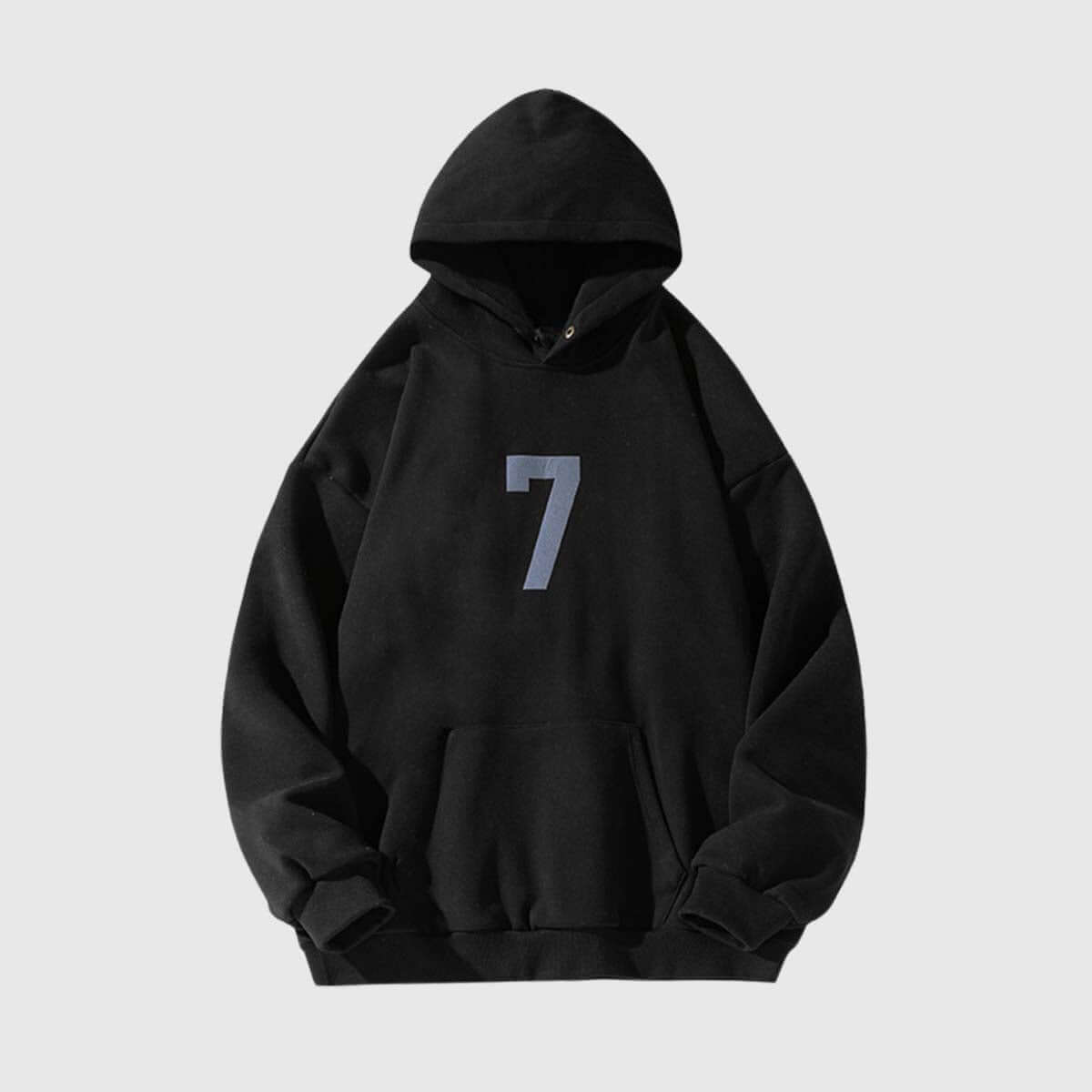 Style Core Aesthetics, New Style Trends Number Print Hoodie Style Core Aesthetics, New Style Trends Number Print Hoodie