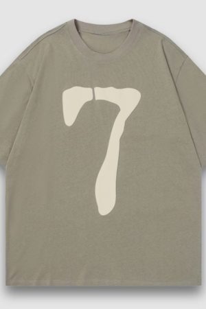 Style Core Aesthetics, New Style Trends Number Printed Design Tee