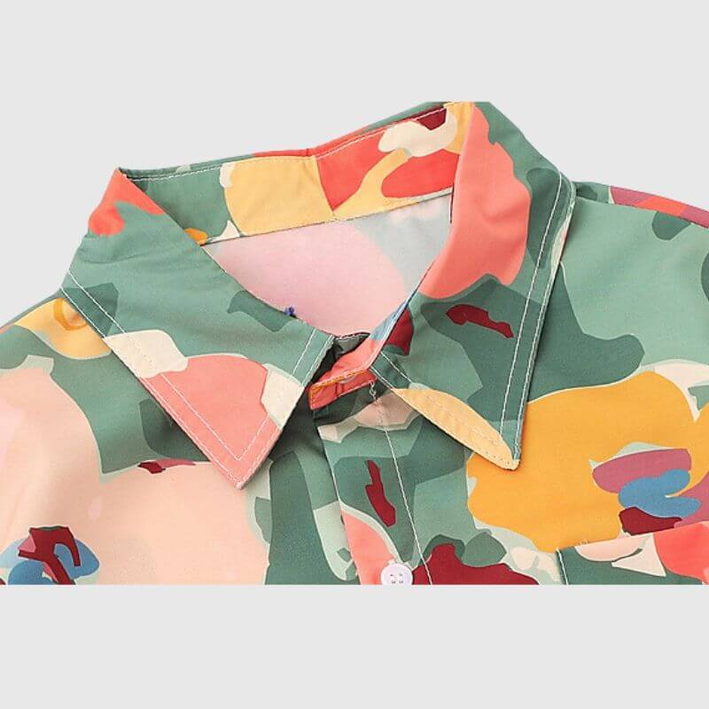 Style Core Aesthetics, New Style Trends Oil Painting Artistic Floral Shirts Style Core Aesthetics, New Style Trends Oil Painting Artistic Floral Shirts