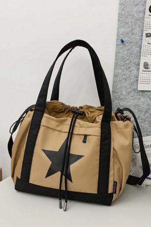 Style Core Aesthetics, New Style Trends Oluolin College Style Star Printed Bag