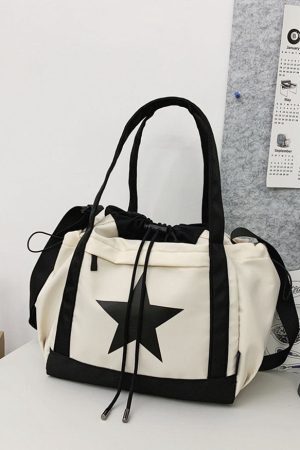 Style Core Aesthetics, New Style Trends Oluolin College Style Star Printed Bag