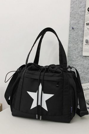 Style Core Aesthetics, New Style Trends Oluolin College Style Star Printed Bag