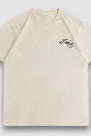 Style Core Aesthetics, New Style Trends Oluolin Halloween Vibe Cartoon Print Tee