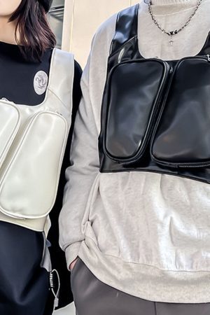 Style Core Aesthetics, New Style Trends Oluolin Stylish PU Chest Bags