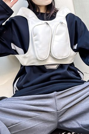 Style Core Aesthetics, New Style Trends Oluolin Stylish PU Chest Bags