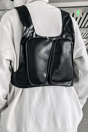 Style Core Aesthetics, New Style Trends Oluolin Stylish PU Chest Bags