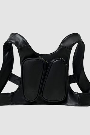 Style Core Aesthetics, New Style Trends Oluolin Stylish PU Chest Bags