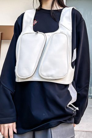 Style Core Aesthetics, New Style Trends Oluolin Stylish PU Chest Bags