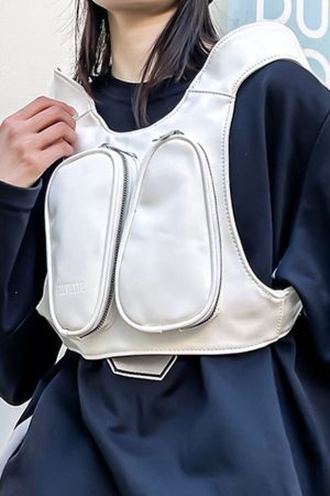 Style Core Aesthetics, New Style Trends Oluolin Stylish PU Chest Bags