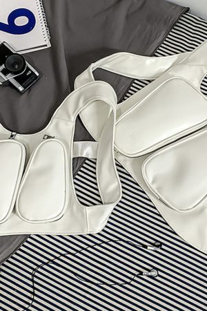 Style Core Aesthetics, New Style Trends Oluolin Stylish PU Chest Bags