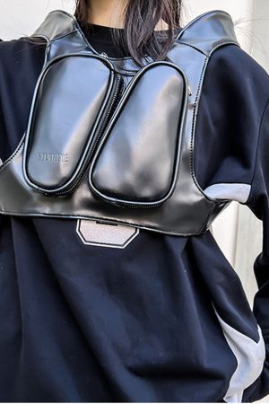 Style Core Aesthetics, New Style Trends Oluolin Stylish PU Chest Bags