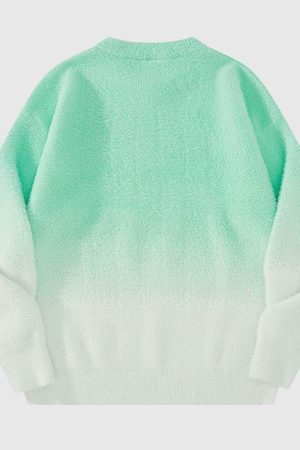 Style Core Aesthetics, New Style Trends Ombre Gradient Sweater