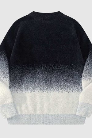 Style Core Aesthetics, New Style Trends Ombre Gradient Sweater