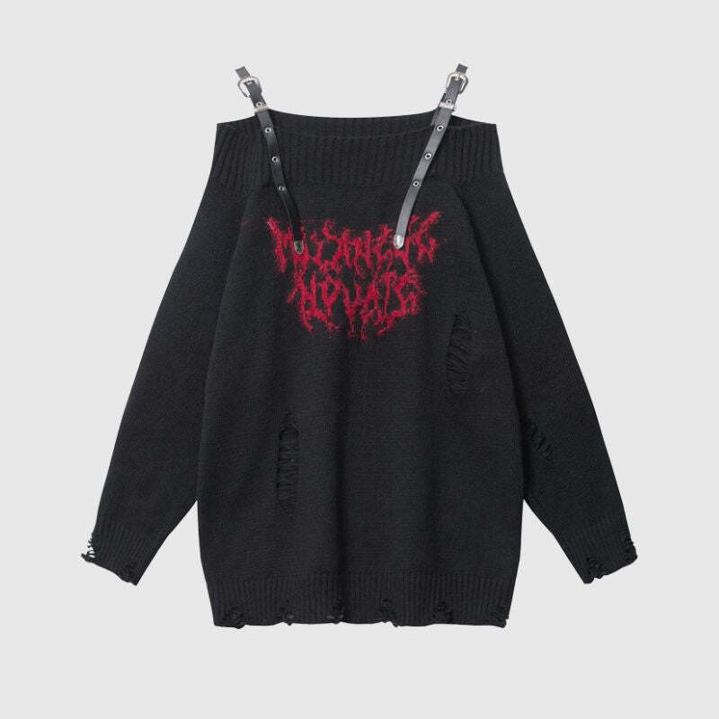 Style Core Aesthetics, New Style Trends One-Shoulder Lazy Style Loose Sweater Style Core Aesthetics, New Style Trends One-Shoulder Lazy Style Loose Sweater