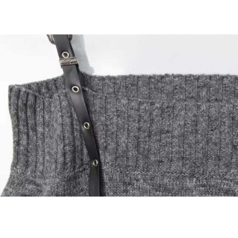 Style Core Aesthetics, New Style Trends One-Shoulder Lazy Style Loose Sweater Style Core Aesthetics, New Style Trends One-Shoulder Lazy Style Loose Sweater