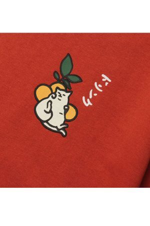 Style Core Aesthetics, New Style Trends Orange Juice Print Tee