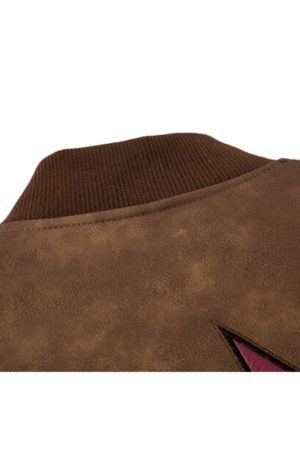 Style Core Aesthetics, New Style Trends Original Streetwear Embroidered Leather Baseball Jacket