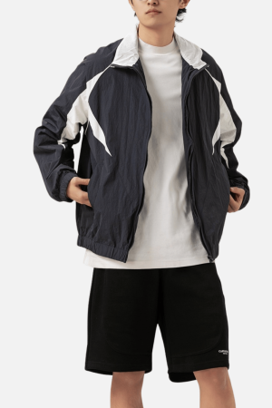 Style Core Aesthetics, New Style Trends Outdoor Color-Block Zip Jacket