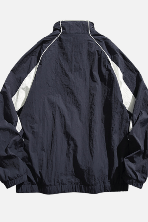Style Core Aesthetics, New Style Trends Outdoor Color-Block Zip Jacket
