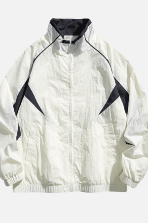 Style Core Aesthetics, New Style Trends Outdoor Color-Block Zip Jacket
