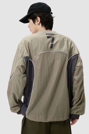 Style Core Aesthetics, New Style Trends Outdoor Color Contrast Racing Tee