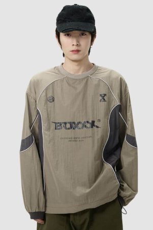 Style Core Aesthetics, New Style Trends Outdoor Color Contrast Racing Tee