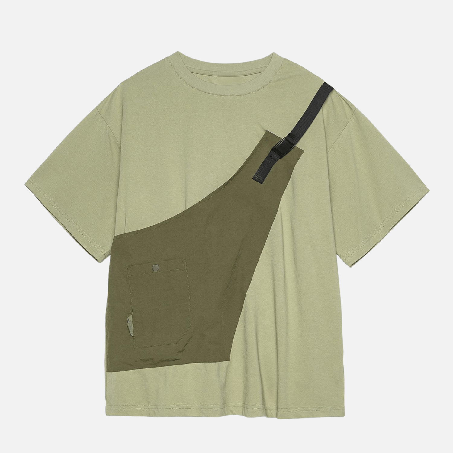 Style Core Aesthetics, New Style Trends Outdoor Pocket Patchwork T-Shirt