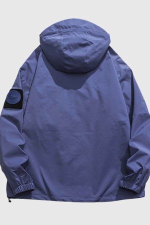 Style Core Aesthetics, New Style Trends Outdoor Windproof Hooded Jacket