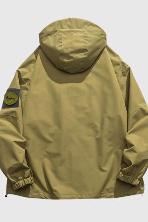 Style Core Aesthetics, New Style Trends Outdoor Windproof Hooded Jacket