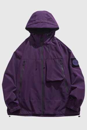 Style Core Aesthetics, New Style Trends Outdoor Windproof Hooded Jacket