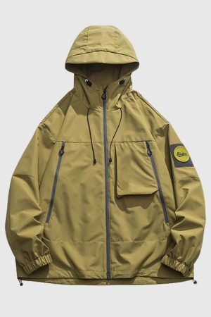Style Core Aesthetics, New Style Trends Outdoor Windproof Hooded Jacket