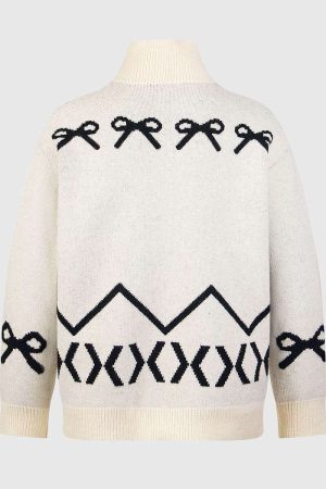 Style Core Aesthetics, New Style Trends Oversized Letter Print Sweater