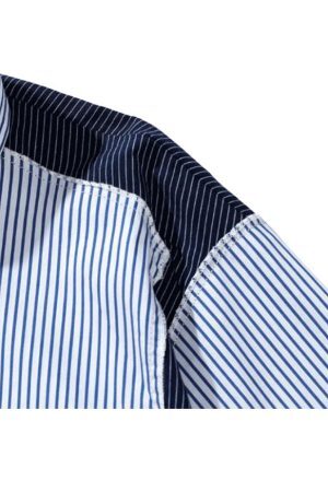 Style Core Aesthetics, New Style Trends Oversized Patchwork Stripe Shirts