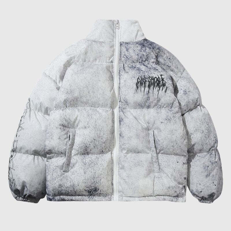 Style Core Aesthetics, New Style Trends Oversized Thorn-Embossed Insulated Puffer