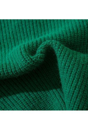 Style Core Aesthetics, New Style Trends Paramecium Pattern Embroidery Cropped Sweater