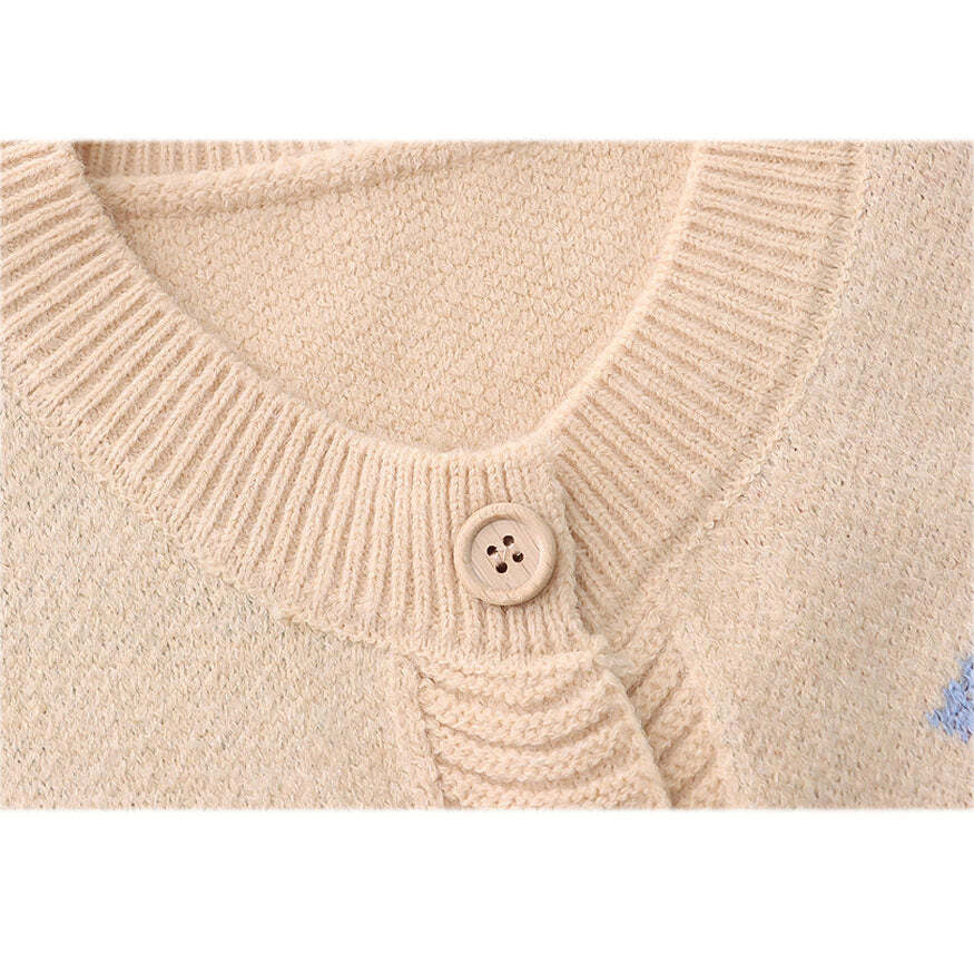 Style Core Aesthetics, New Style Trends Pastoral Illustration Vest Sweater Style Core Aesthetics, New Style Trends Pastoral Illustration Vest Sweater