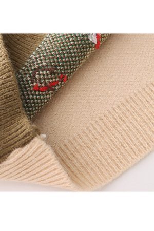 Style Core Aesthetics, New Style Trends Pastoral Illustration Vest Sweater